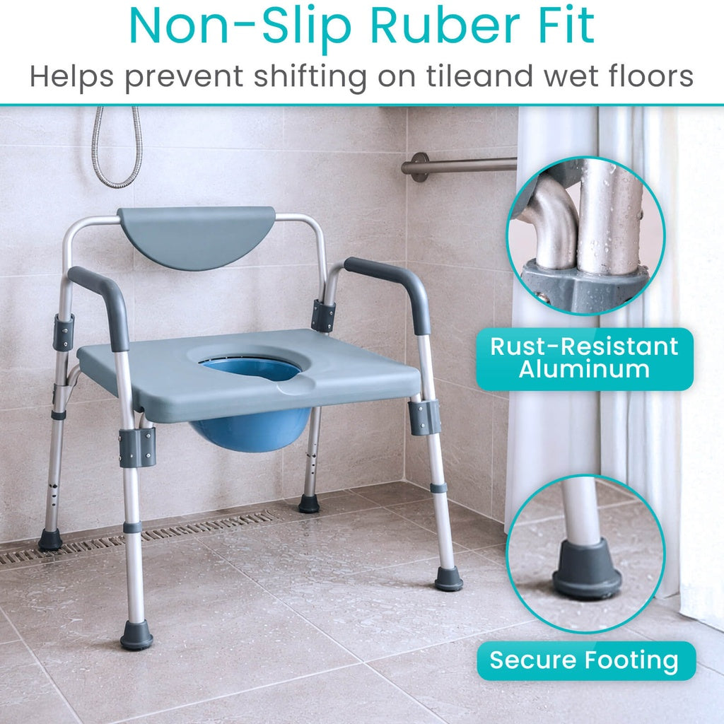 Bariatric 4 in 1 Commode & Shower Chair
