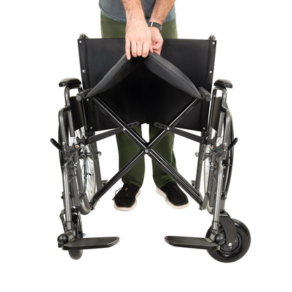 Bariatric Wheelchair (26"-28"-30", 600lbs)