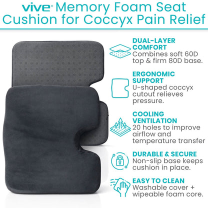Memory Foam Seat Cushion