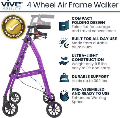 4 Wheel Air Frame Walker