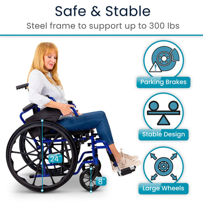 Core Wheelchair (16"-18"-20", 300 lbs)