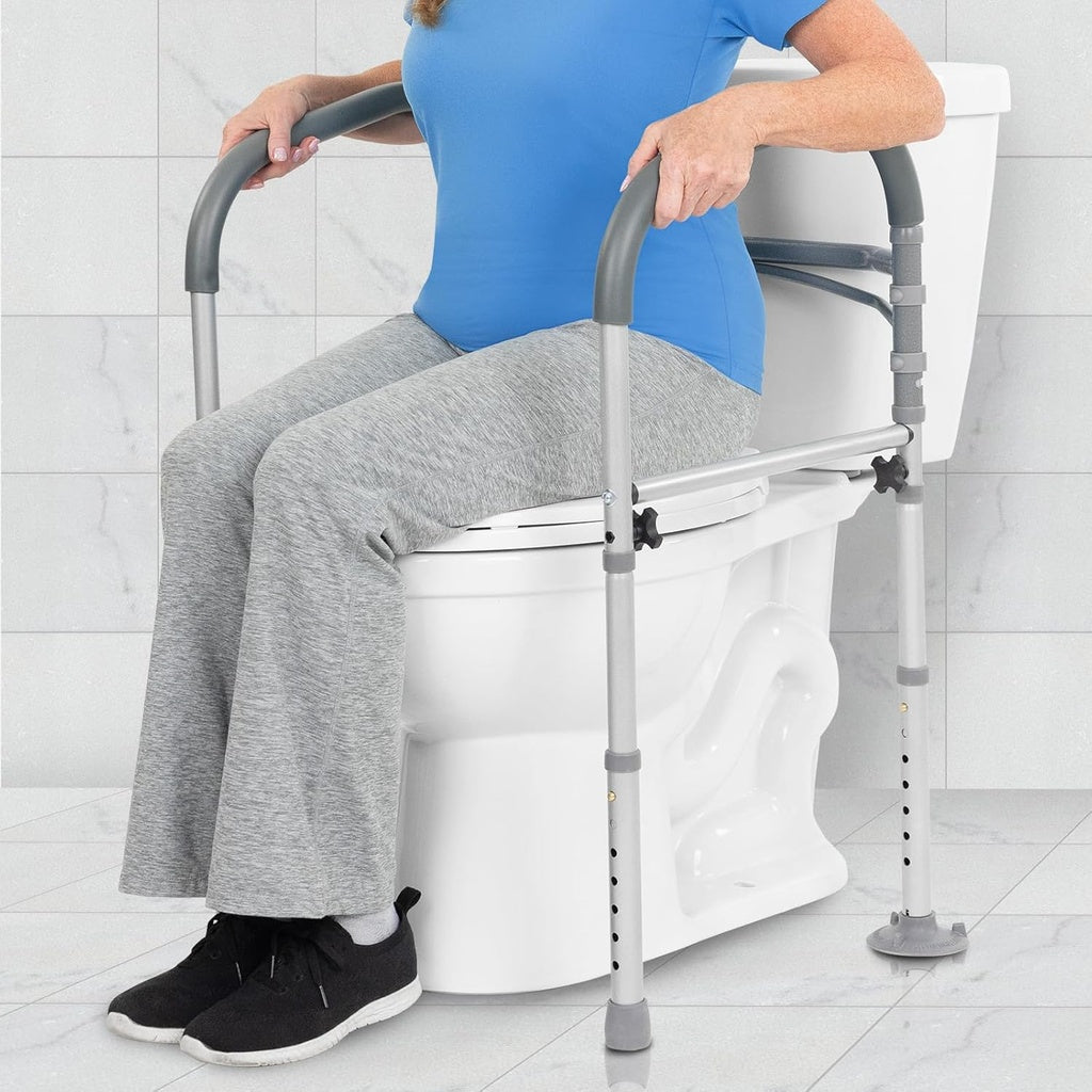Toilet Safety Frame With Handles