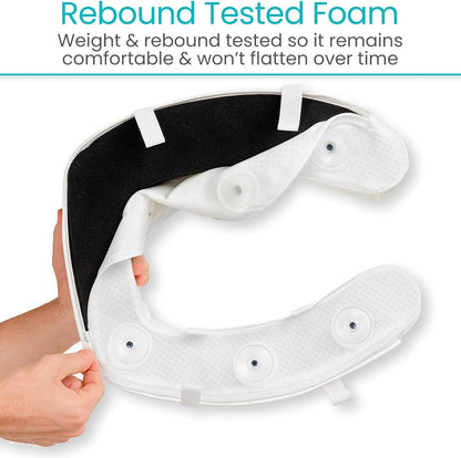 Cushioned Toilet Seat Riser 2'' Soft