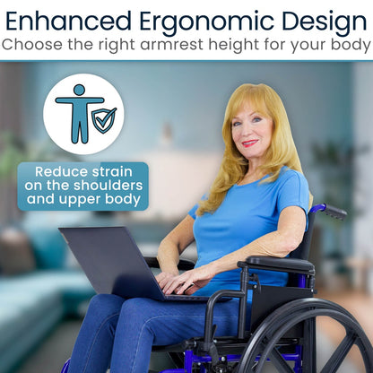 Height Adjustable Wheelchair Armrests