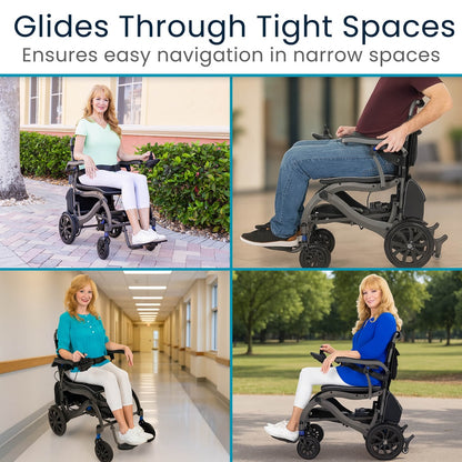 Air Frame Power Wheelchair - Magnesium Collection