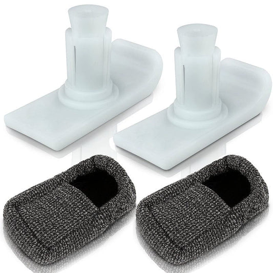 Walker Ski Glides Adjustable With Covers