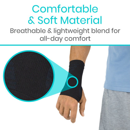 Wrist Compression Sleeve Black