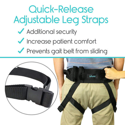 Transfer Belt with Leg Straps