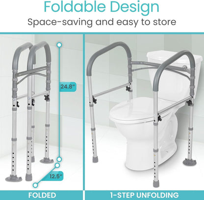 Toilet Safety Frame With Handles
