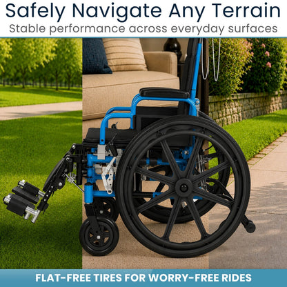Reclining Pediatric Wheelchair (14", 150 lbs)