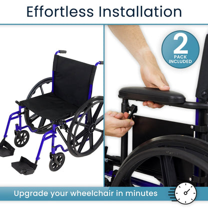 Height Adjustable Wheelchair Armrests