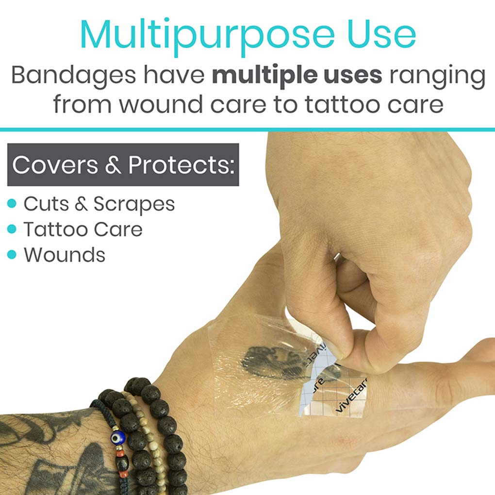 Transparent Adhesive Bandages Vive Care