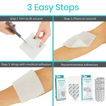 Silver Alginate Dressing (Sterile) Vive Care