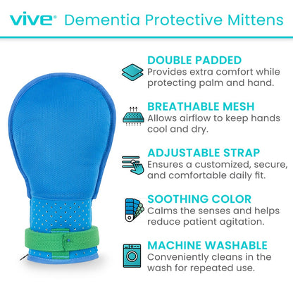 Dementia Protective Mittens (Pair)