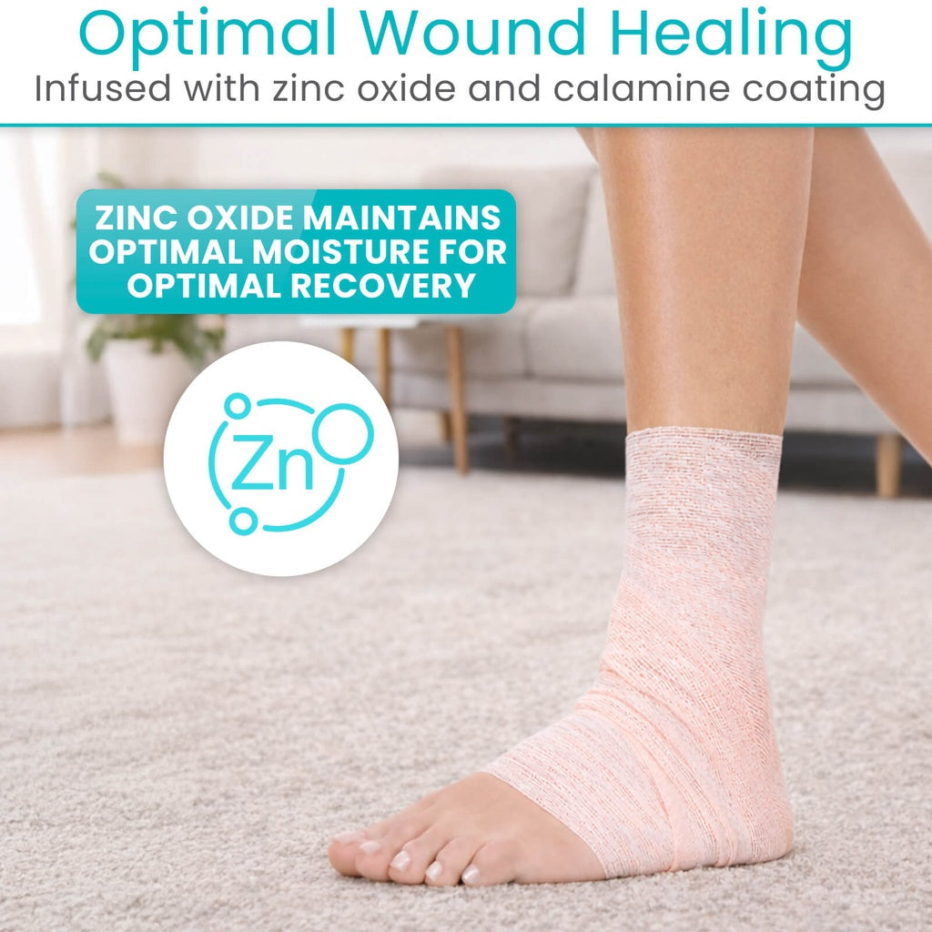 Unna Boot Bandage with Zinc Oxide and Calamine
