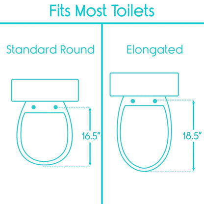 Toilet Seat Riser with Arms