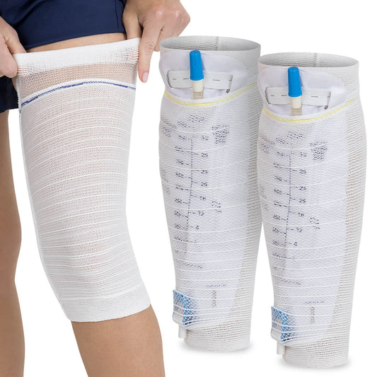 Catheter Leg Bag Holder Sleeves (Pair) (small)