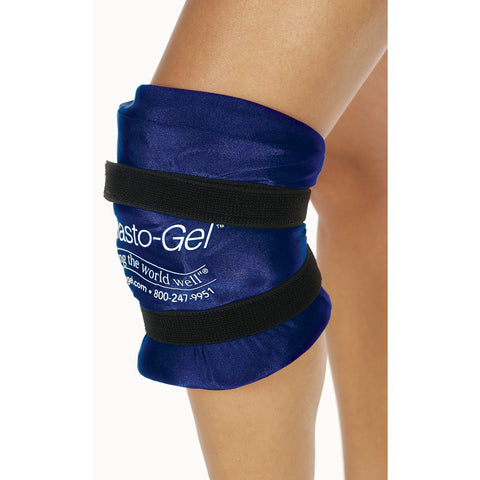 ELASTO GEL HOT/COLD KNEE WRAP WITH PATELLA HOLE FLEXIBLE MICROWAVEABLE. 12-15" KNEE CIRCUMFERENCE